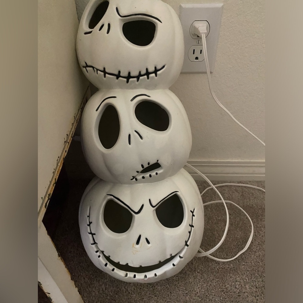 Jack Skellington Blow Mold stack